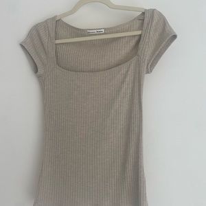 REFORMATION Bardot knit top. Size S